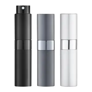8ML Atomizer Perfume Spray Bottle for Travel (3 PCS) Empty Cologne Dispenser, Portable Sprayer (Black) springtok