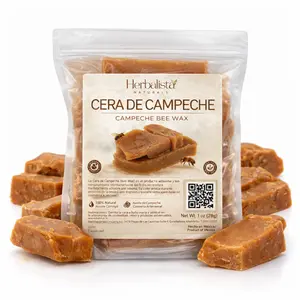 Herbalista Cera de Campeche Natural 1 oz (28g) – Pure Campeche Beeswax – For Candles, Cosmetics, Balms, Leather Care & Spiritual Rituals