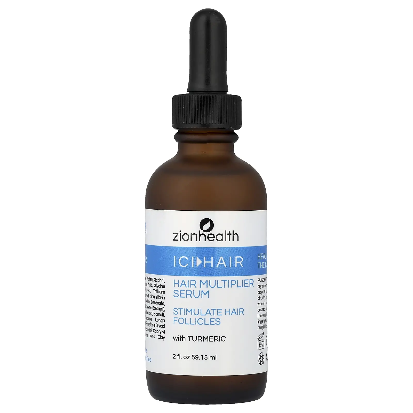 Zion Health ICI Hair, Hair Multiplier Serum, 2 fl oz (59.15 ml)