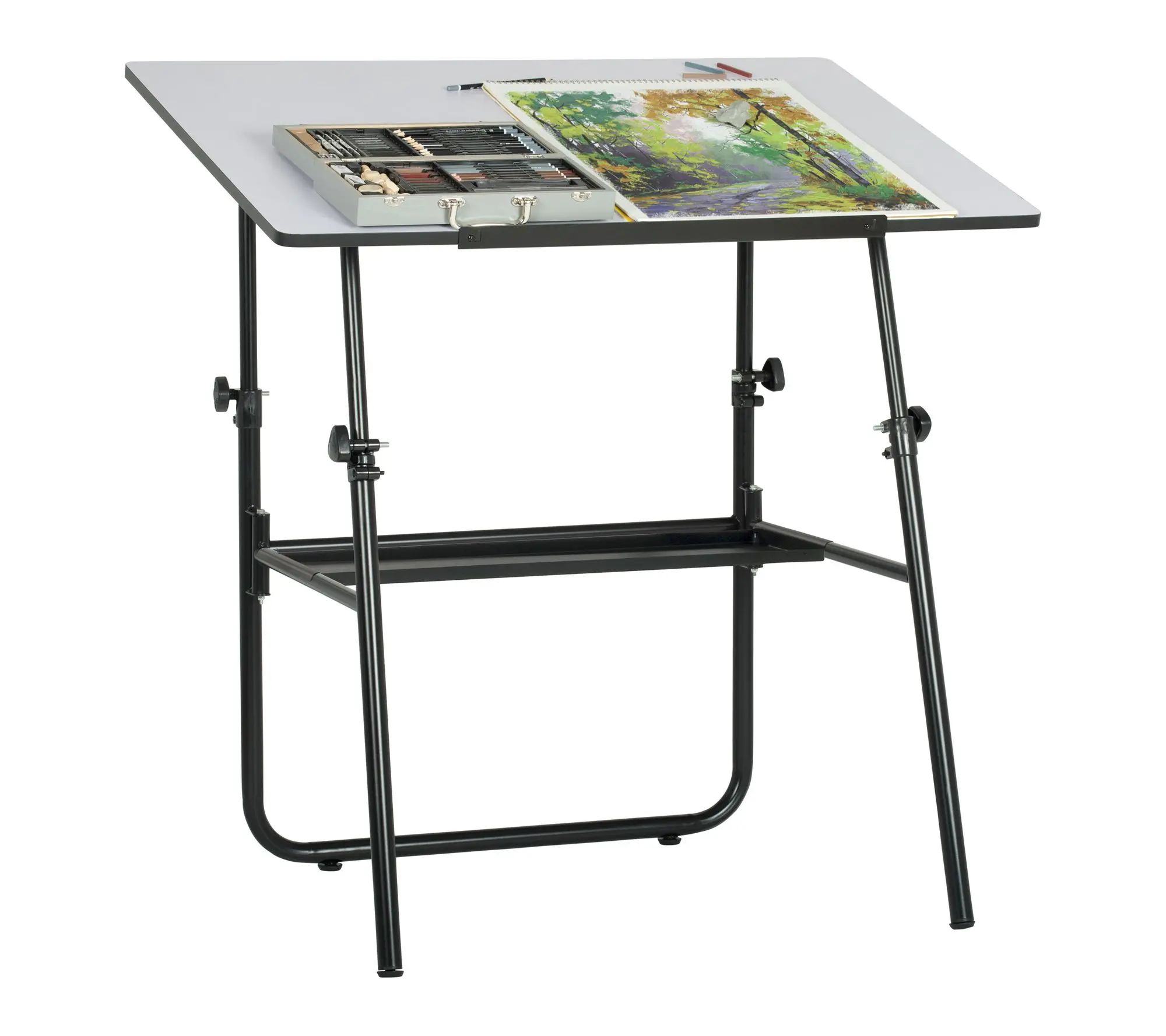 Studio Design Ultima Height Adjustable Folding Table Studio Design Ultima Height Adjustable Folding Table