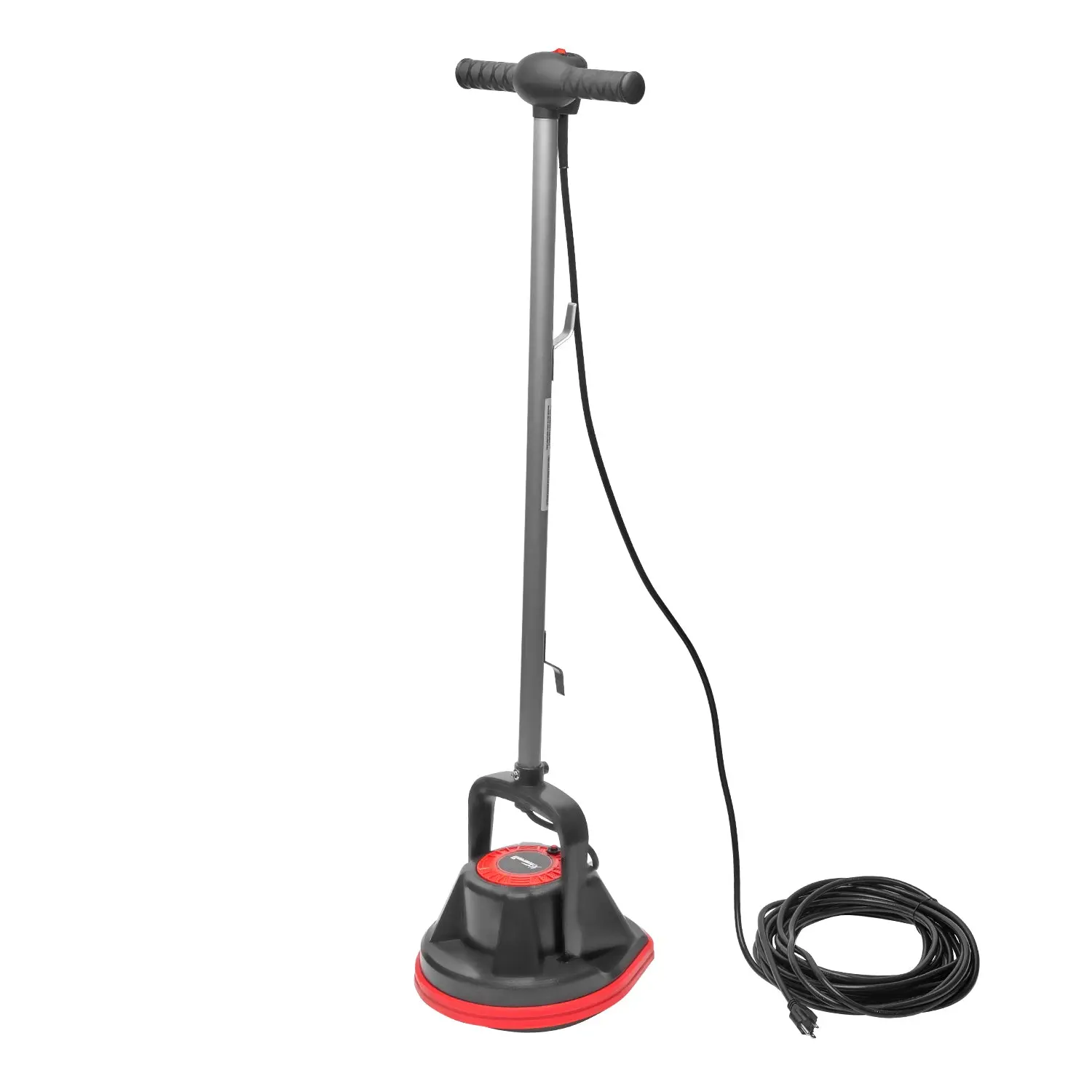 XtremepowerUS 10-in Heavy-Duty Household Silent Handheld Floor Polisher Cleaner Machine, 110V 380W Commercial Grade AC-Powered Appliance, Multi-Surface, 39 ft Long Cord, Attachment Compatible, 45.2" x 10.7" x 7.3", 380W Power
