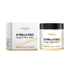Stimulating Scalp and Hair Balm, Shea Butter and Mango Butter Blend for Moisturizing Haircare