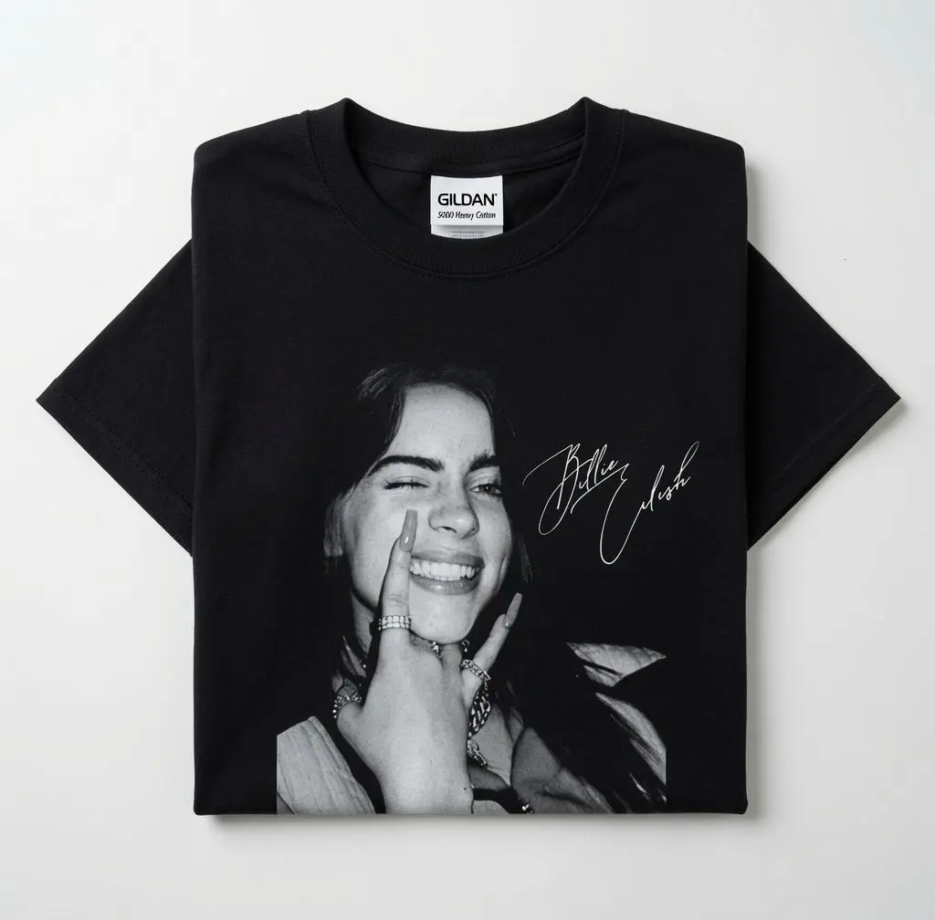 Billie Song Inspired T-Shirt, Vintage Y2K Music Tee, Retro 90s Streetwear Top, Indie Pop Aesthetic Concert Outfit, Minimal Graphic Shirt for Fans, Alternative Music Lover Tee, Casual Unisex Gift For Him, Gift For Her