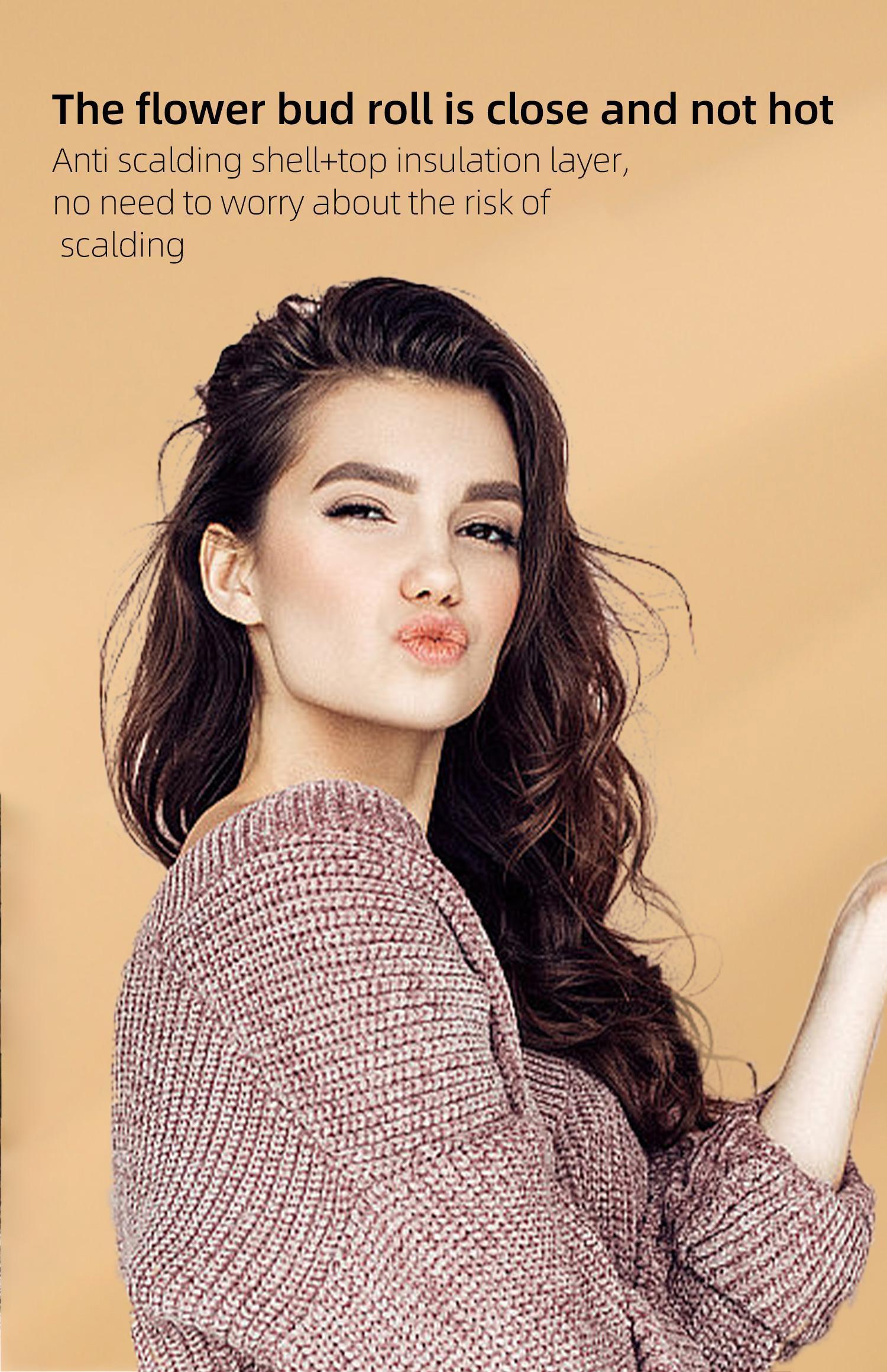 Fully automatic curling stick lazy curling tool electric rotary curler large curling without damaging hair 32mm Comfort Hair Curler