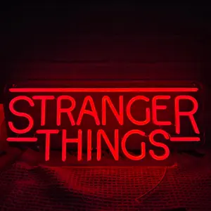Stranger Things LED Neon Lights USB Plug-In Dimmable Game Room Ambiance Lamp, Holiday Gift Creative Idea, Model Xinghao