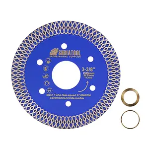 SHDIATOOL 3-3/8",4",4.5",5" Diamond Saw Blade for Cutting Porcelain Tile Ceramic Granite Marble Brick