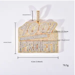 Hip hop trendy brand 100% alphabet tag pendant electroplated full of zircon personalized letter versatile jewelry vvs d color promise vvs1 clarity synthetic moissanite ring fashionable body white sandiego fashion bracelet simple Stackable Oversized Love