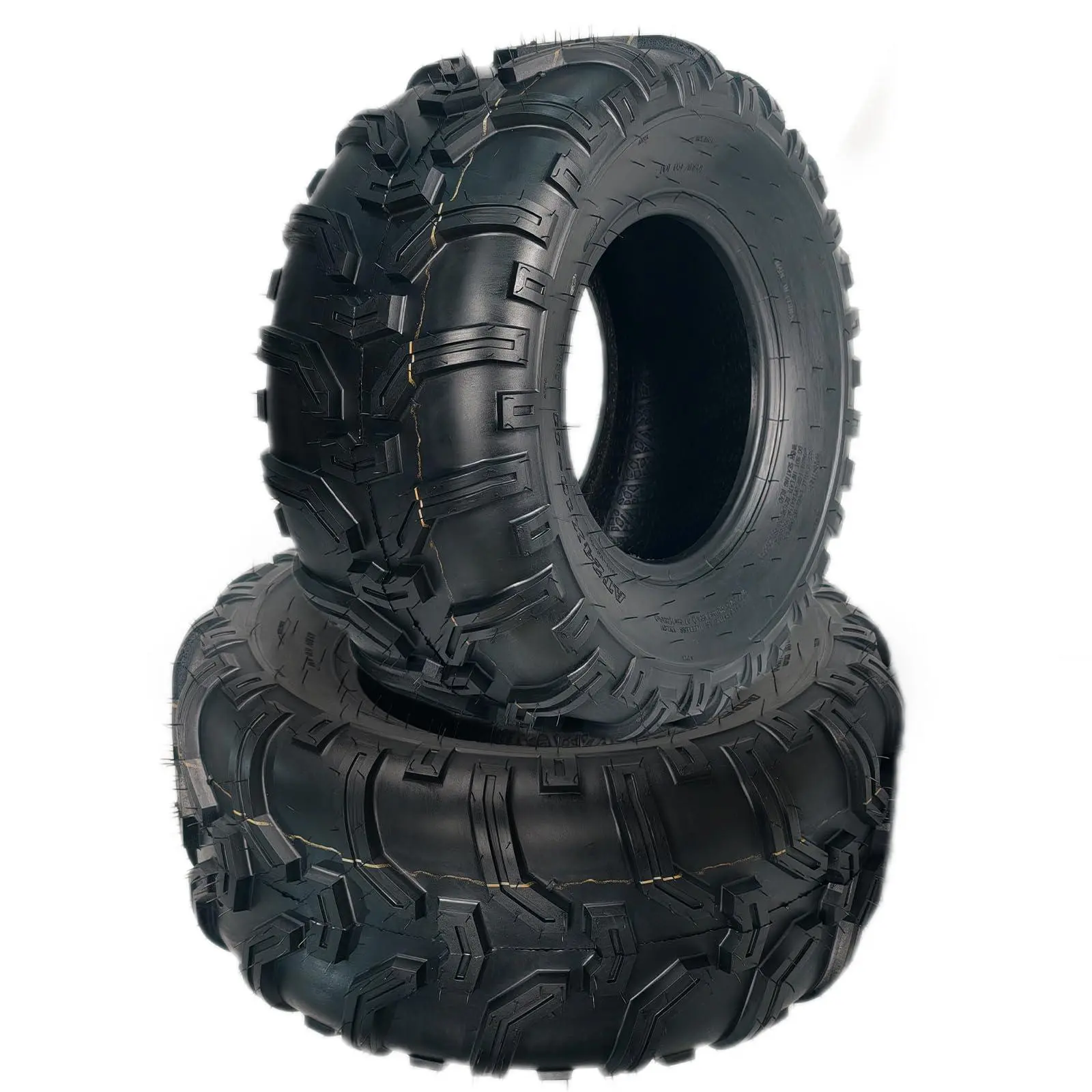 GAOMON 24x10x11 All Terrain Self-Clean Tires, 6PR Heavy Duty Mud/Snow Tires for ATV, UTV, Golf Carts