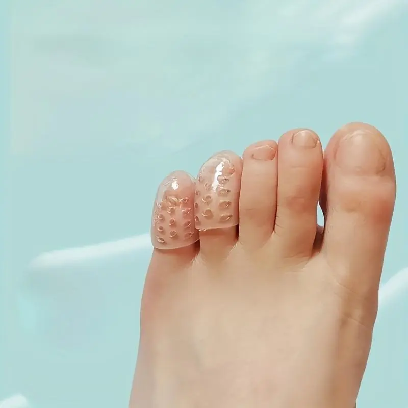 Silicone Anti-Friction Toe Protector, 30 Pcs Gel Toe Protectors Breathable Toe Covers, Soft Clear Little Guards for Men Women, Unique gift