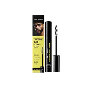 Black men's beard and eyebrow dye, moisturizes and nourishes men's beards naturally and persistently without fading