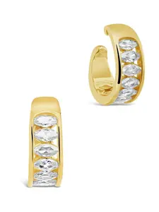 Mira CZ Ear Cuff Set Earrings