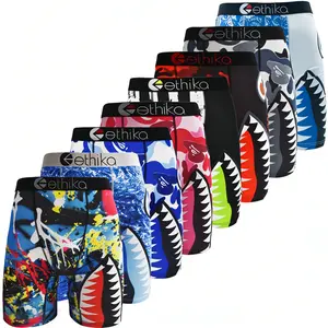 3pack/4pack men's Boxers Streetwear underwear  Breathable Briefs Fitness Soft