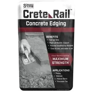 Crete-Rail Concrete Edging for Pavers 50 lb Bag