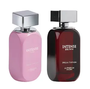 (2pc Bundle Pack) Intense Brown + Intense Pink Special Edition by La Parfum Galleria EDP Spray, 3.4oz