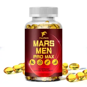 Mars Men Pro Max Maca Root Vitamin Dietary Supplement Capsules - US Fitness Support, Immune Boost, Energy & Strength Enhancement (Yes for Wellness Needs)