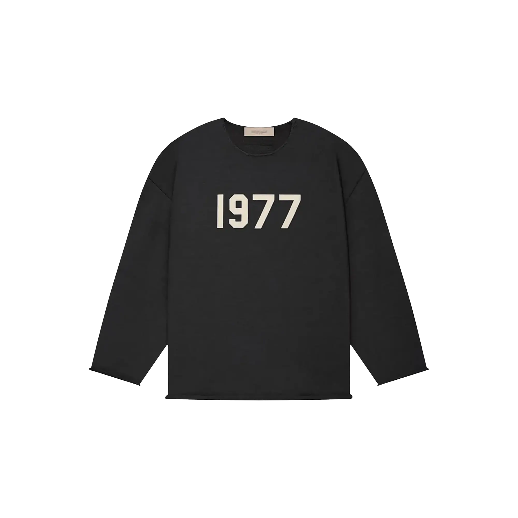 1977 Raw Edge Crewneck Sweater "Iron" 192BT212170F