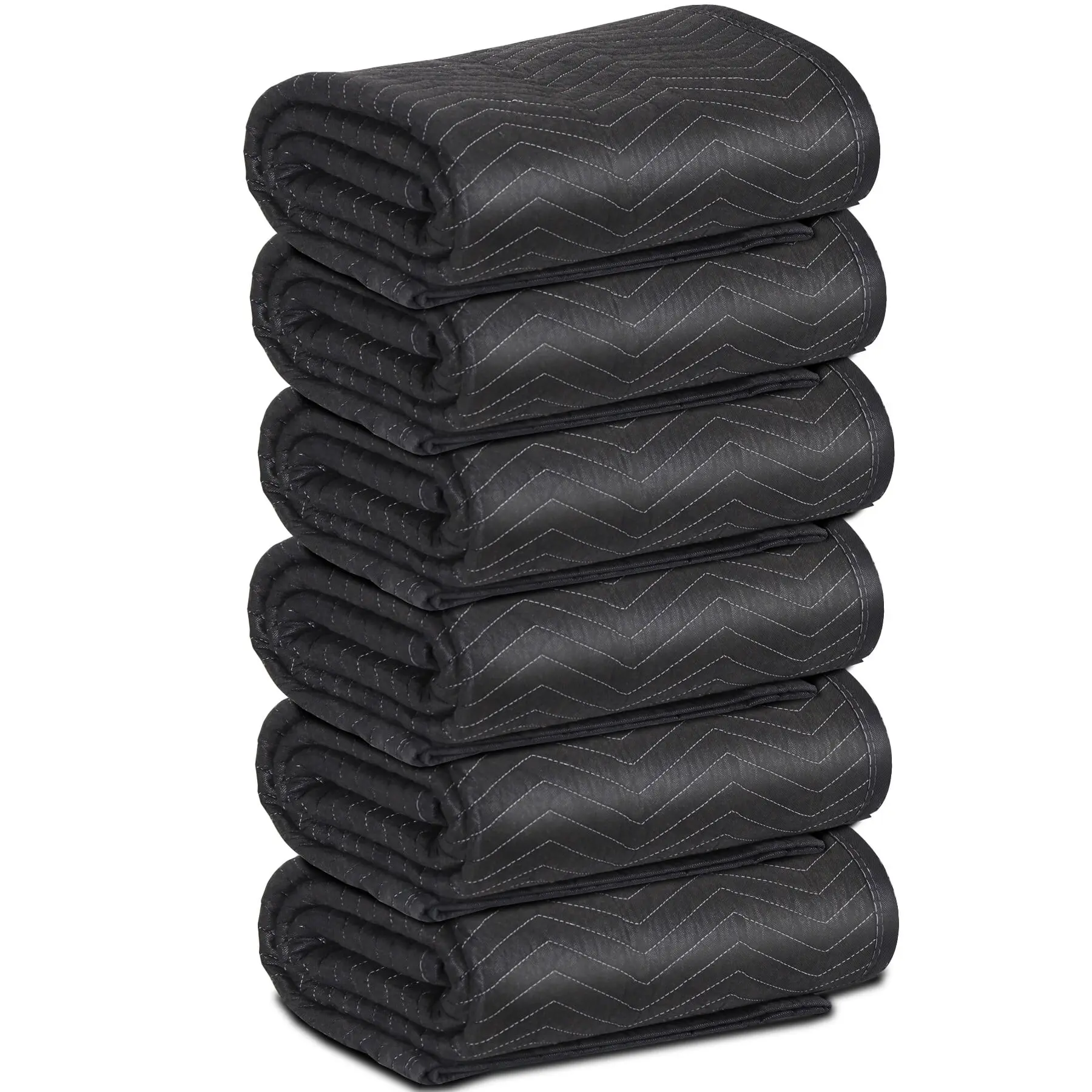 SUPERDEAL 6-Pack Waterproof Moving Blankets, 80x72 in Non-Woven Fabric Furniture Shipping Pads with Zigzag Stitch for Moving & Storage,summerwins,dorm essentials,home decor