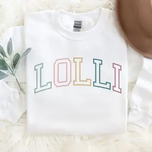 Retro Lolli Outline Grandma Sweatshirt - Gift For Grandma - New Lolli - Mothers Day Gift