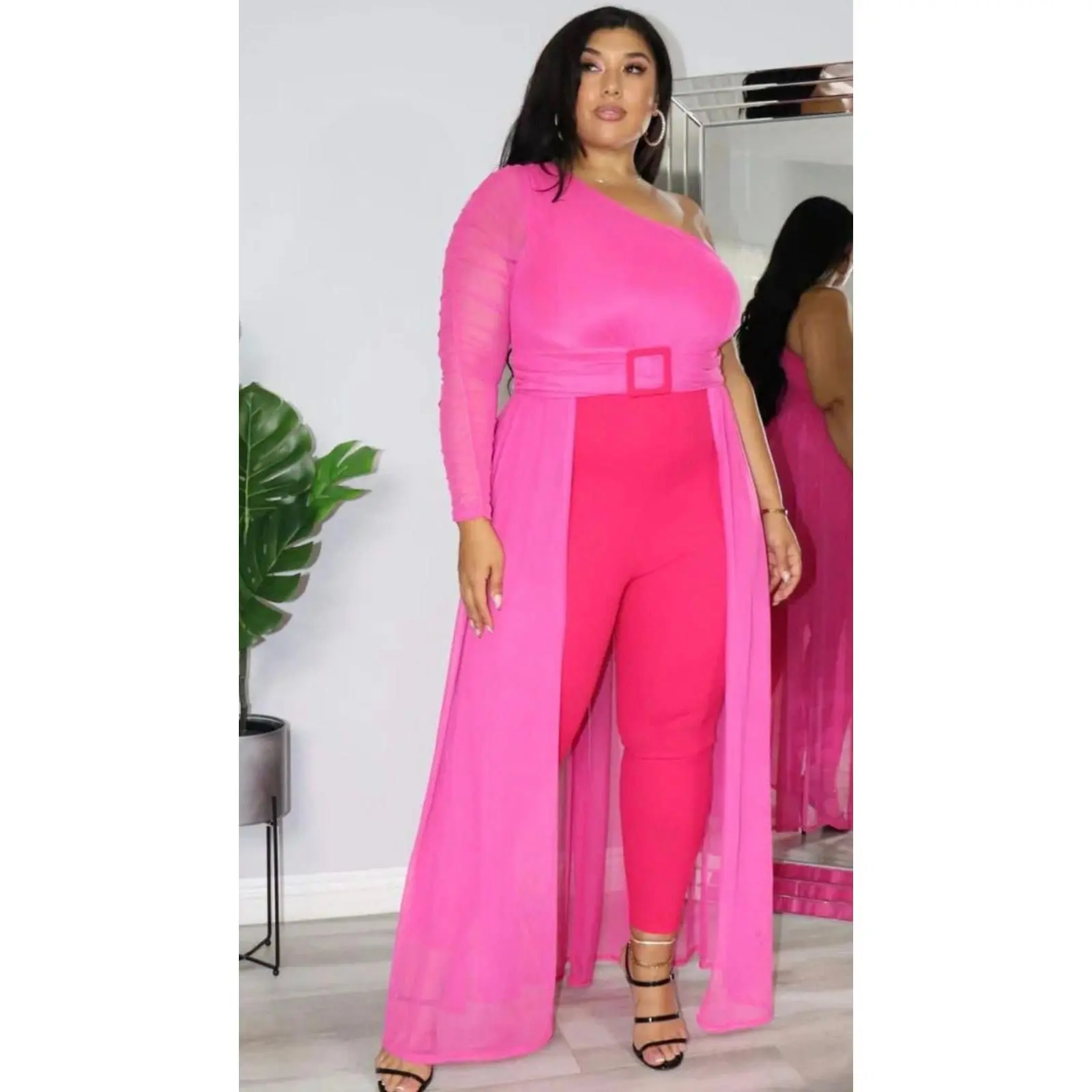 Bad Side Skirted Jumper (Pink)