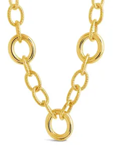 Carter Round Statement Link Necklace Carter Round Statement Link Necklace