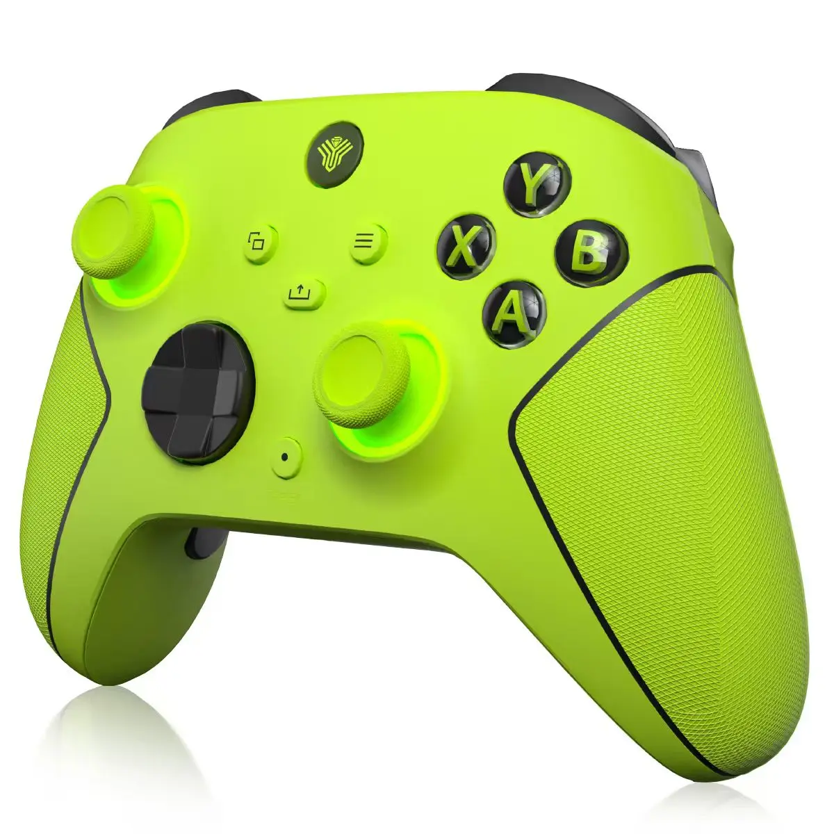 Wireless Gaming Controller with Hall Effect Anti-Drift Sticks, Compatible with Xbox Series X|S, Steam & Windows PC, 2-Stage Triggers, 7-Zone RGB, Dual Vibration, Turbo, Macros, 1000mAh Battery, 3.5mm Jack