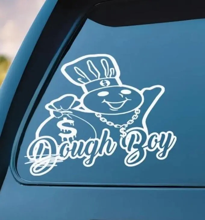 Dough Boy Vinyl Decal For Cars Dough Boy Vinyl Decal For Cars