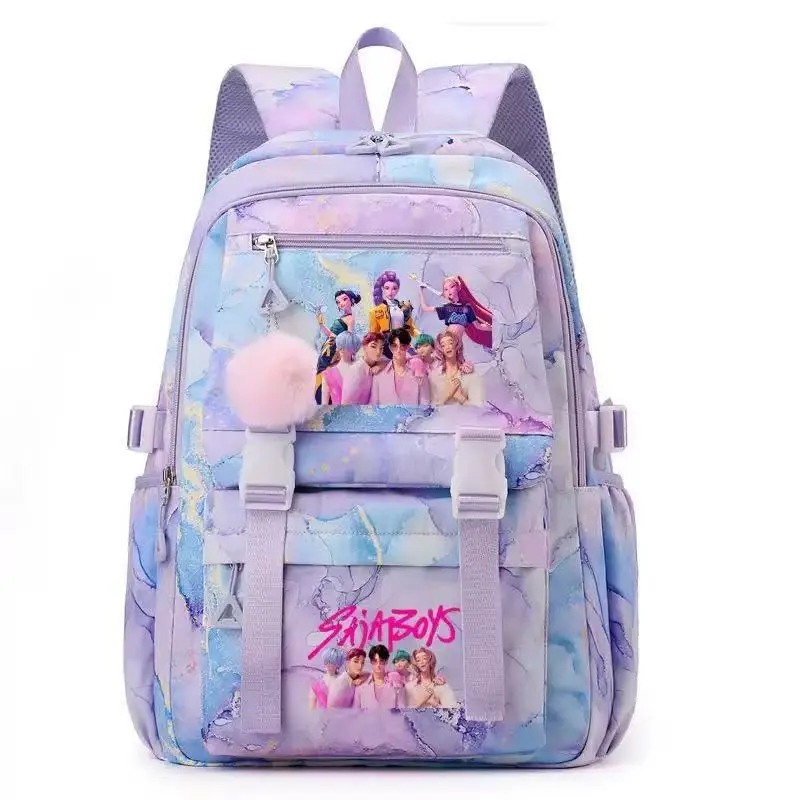 New Colorful Letter-Themed Student Backpack – Anime-Style Fashionable School Bag (Back to School)