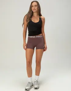 NIKE Pro Womens Mid Rise 3" Compression Shorts