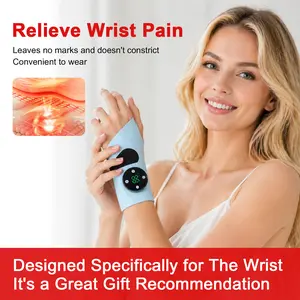 Wrist relief device, reduces carpal tunnel, arthritis & typing pain — rechargeable & portable — perfect for office workers, seniors, and gamers; ideal gift for Mother’s Day