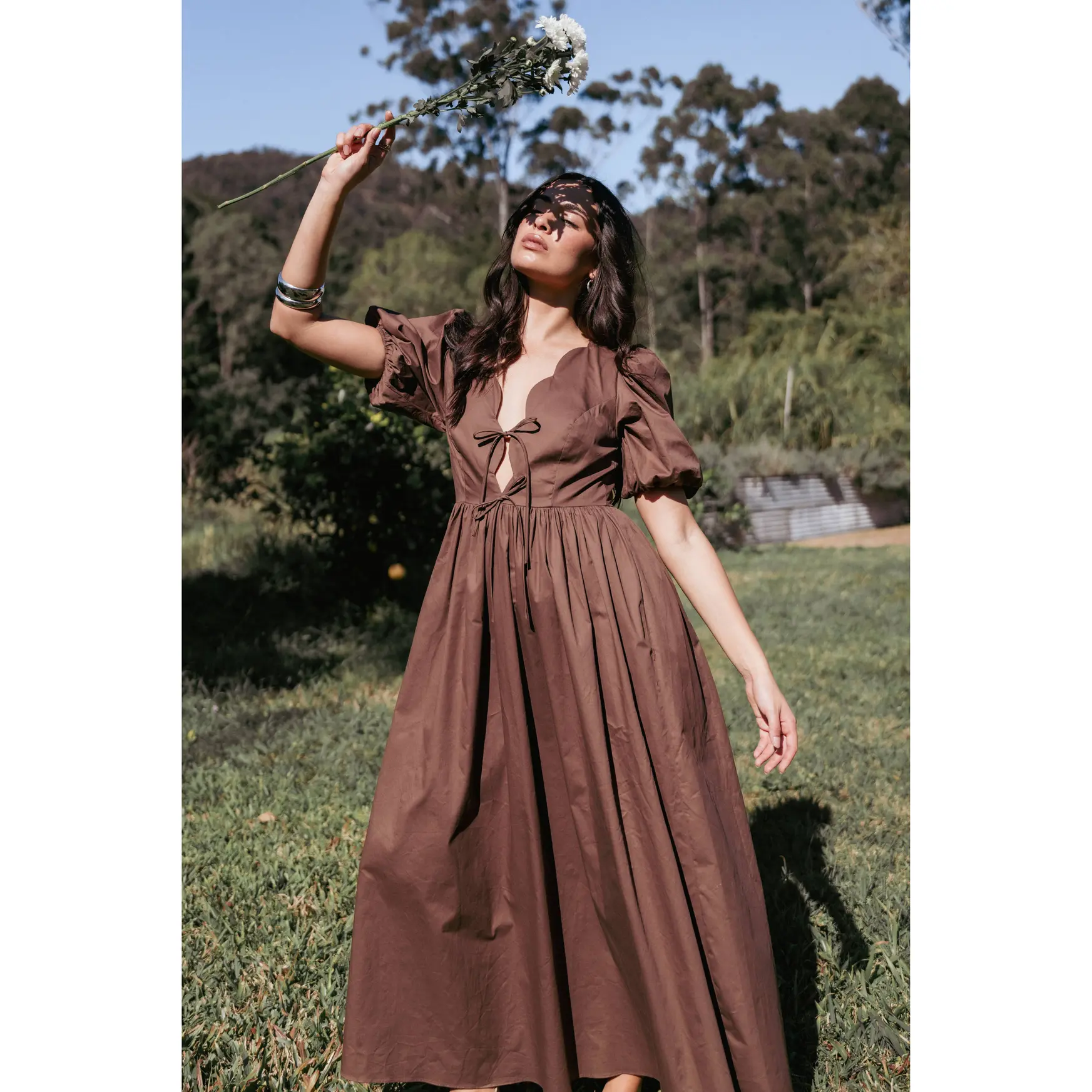 Karla Maxi Dress - Bitter Chocolate