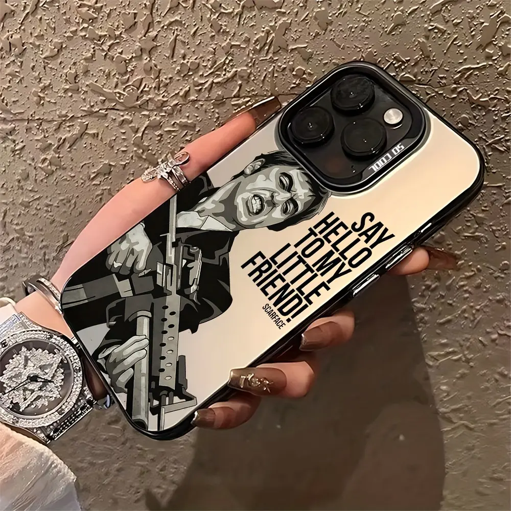 Scarface TPU Flexible Shell Smartphone Case - iPhone Accessories for All iPhone Models (16,15,14,13,12,11 Pro Max,X,XR,XS Max,8,7 Plus) - Matte Anti-Drop Back Cover