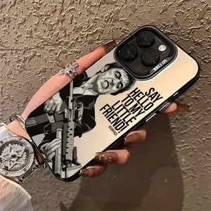 Scarface Phone Case Compatible with Iphone Models 16, 15, 14, 13, 12, 11 Pro Max, X, XR, XSMAX, 8, 7 Plus, Featuring a Matte Anti-Drop Back Cover.