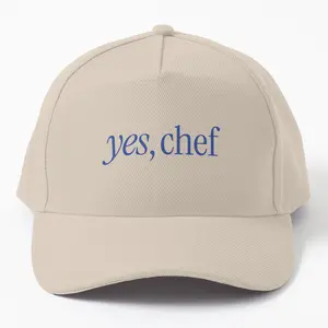 Yes, Chef Twill Cap Hat, Perfect for Culinary Enthusiasts and Fans of Cooking Shows, Great for Casual Wear and Showing Off Your Passion for Cooking