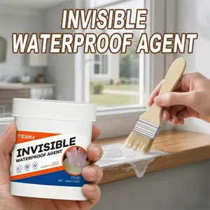 Invisible Waterproof Sealant, High Flexibility Anti-Yellowing Heat Resistant, Non-Toxic Eco-Friendly, for Wood Metal Glass Tile Roof Outdoor Pipes