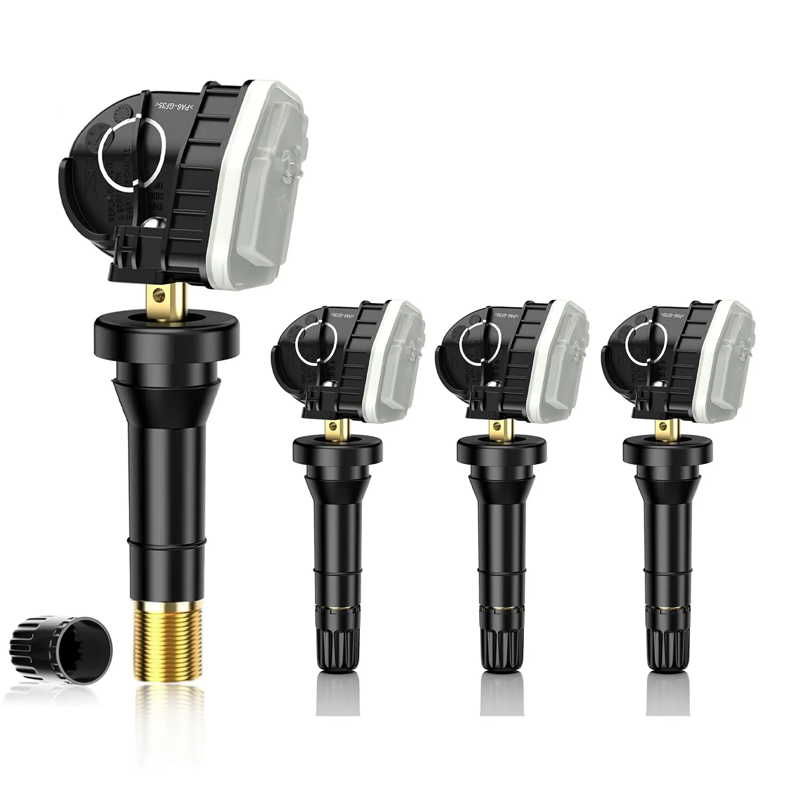 315MHz Pre-Programmed TPMS Sensor for Ford F-150 15-24 | Explorer 15-24 | Escape 20-24 | Edge 15-23 | Mustang 15-24 | Fusion | Ecosport | Expedition | Lincoln MKX MKZ MKC Corsair 15-21, 4 Pack