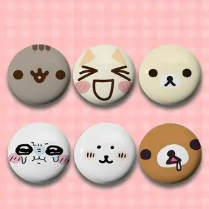 Kawaii Cute Collection Button Pins, Pins For Clothes, Backpack, Jewelry Gift For Kids, Friends, Cute Pin Button, Pins For Backpacks, Bag Accessories!