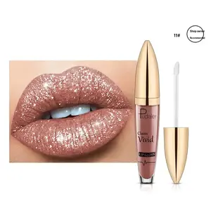 Pearl Matte Lip Gloss, Long-Lasting Metallic Finish, 18 Colors Including Blue, Single Item Pack, Glitter Lip Balm