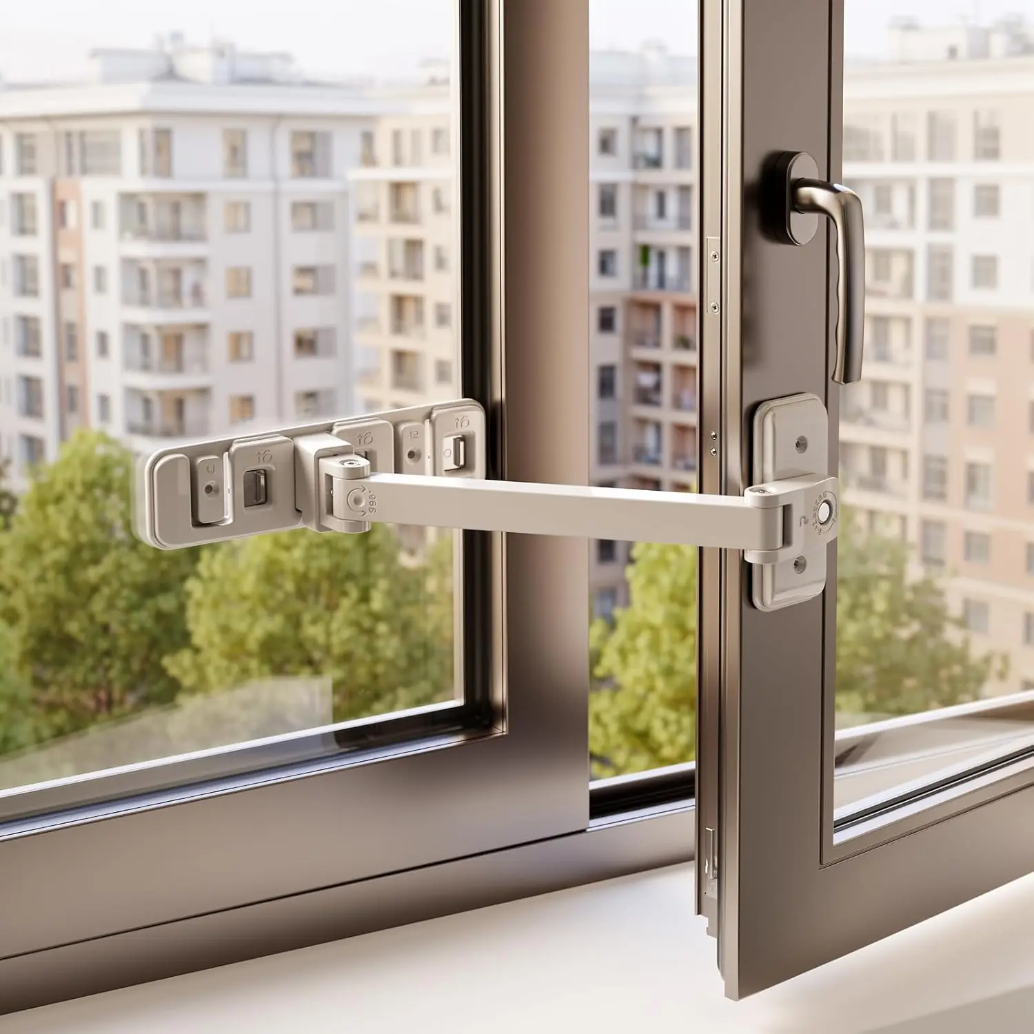 Child Safety Locks –, No-& Easy-Install Kit – Window Restrictor Lock