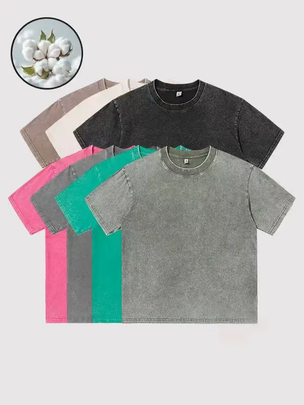 Men's Short Sleeved T-shirt Soft Comfortable Round Neck Casual Tee Lightweight Top for Daily Outings and Casual Wear