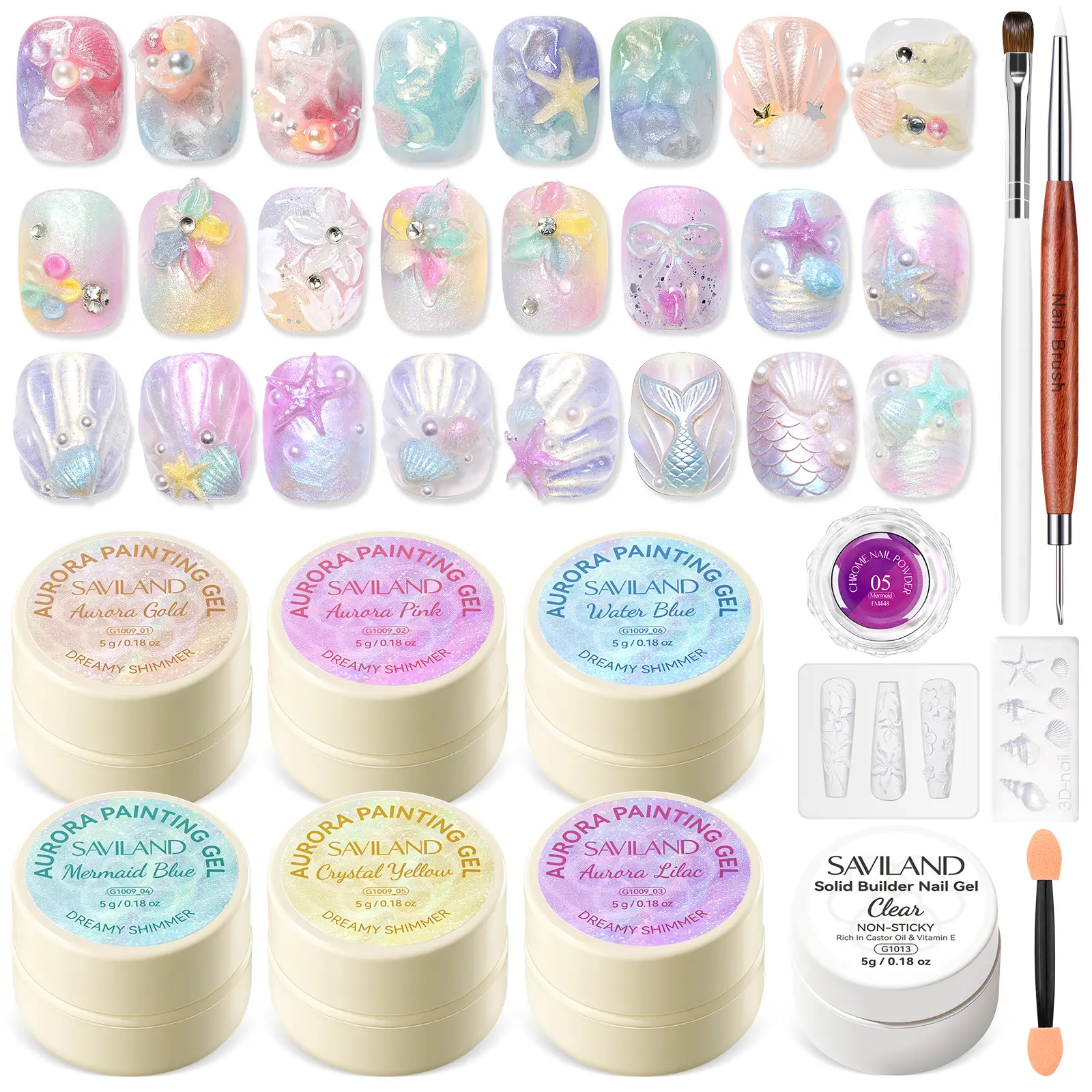 3D Gel Nail Art Set