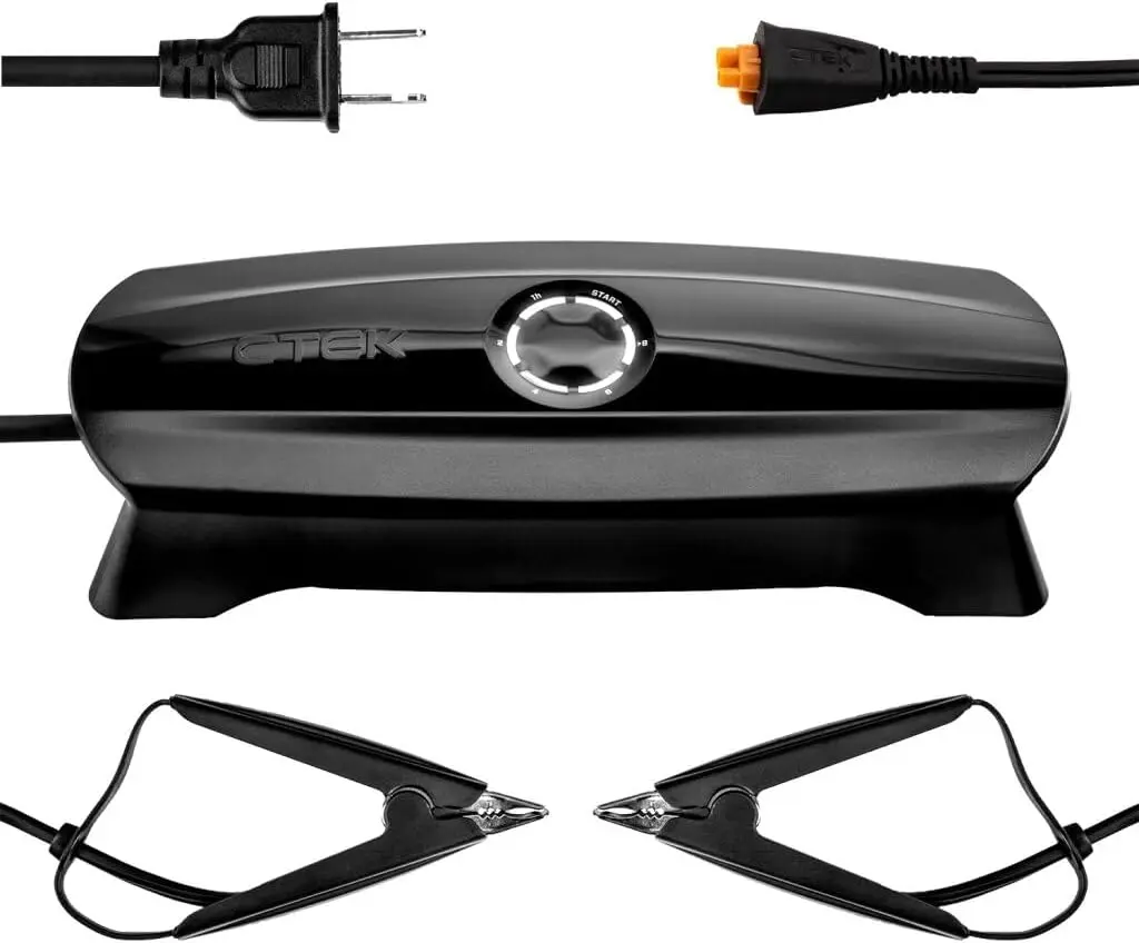 CTEK CS ONE (Gen 2) with WiFi, 12V Smart Battery Charger and Trickle Charger with App Control, Remote Monitoring, Adaptive Charging and Polarity-Free Clamps for Cars and Motorcycles