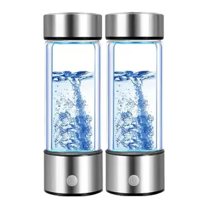 2 Pack Hydrogen Rich Water Machine Portable Hydrogen Water Ionizer Bottle Generator with Advanced SPE & PEM Technology, Produce Hydrogen Water Within 3 Minutes 2025 Upgraded Version