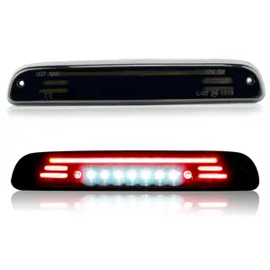 LED Third Brake Light for Ford F250 F350 F450 F550 Super Duty 1999-2016 & Ranger Explorer Sport Trac Mazda B-Series – High Mount Stop & Cargo Light, Red & White LED, Plug & Play Waterproof OEM Fit