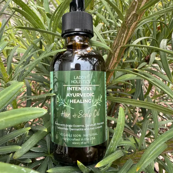 Scalp Eczema & Psoriasis Oil - Intensive Ayurvedic Blend with Rosemary for Daily Haircare