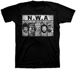 N.W.A Narcos With Attitude T-Shirt, Norteños With Attitude T-shirt– Lalo Mora & Chalino Graphic Tee, Unisex Streetwear Top for Men & Women