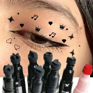 1PC Liquid Eyeliner, Double-head Printed Eyeliner, Waterproof and Long-lasting, Quick Drying, Eye Cosmetics, Eye Makeup Product