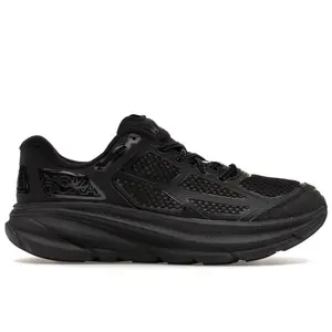 HOKA Clifton One9 Black Men's and Women's Running Shoes Lightweight Cushioned Sneakers Performance Athletic Footwear Breathable Comfortable Daily Trainer Streetwear Lifestyle Shoes Durable Supportive Midsole for Running and Walking