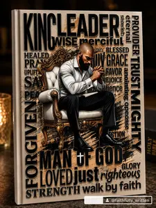 Man Of God UV DTF Journal Transfer