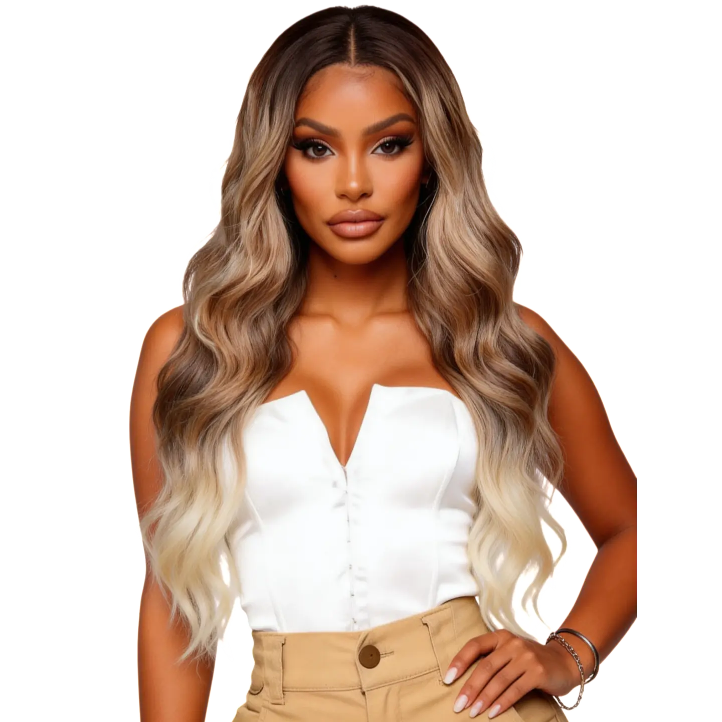 [Blend] Buy 1 Get 1 FREE Blended Human Hair Wig | Soft Natural Lace Front, Easy Install, Everyday Must-Have, #1B 13*6 Lace Front & #12/60A T Part Lace Body Wave Wig #SummerVibes