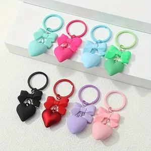 1pc Macaron Love Bubble Keychain Fashion Ladies Keychain Cute Car Keychain Backpack Pendant Everyday Holiday Small Gift